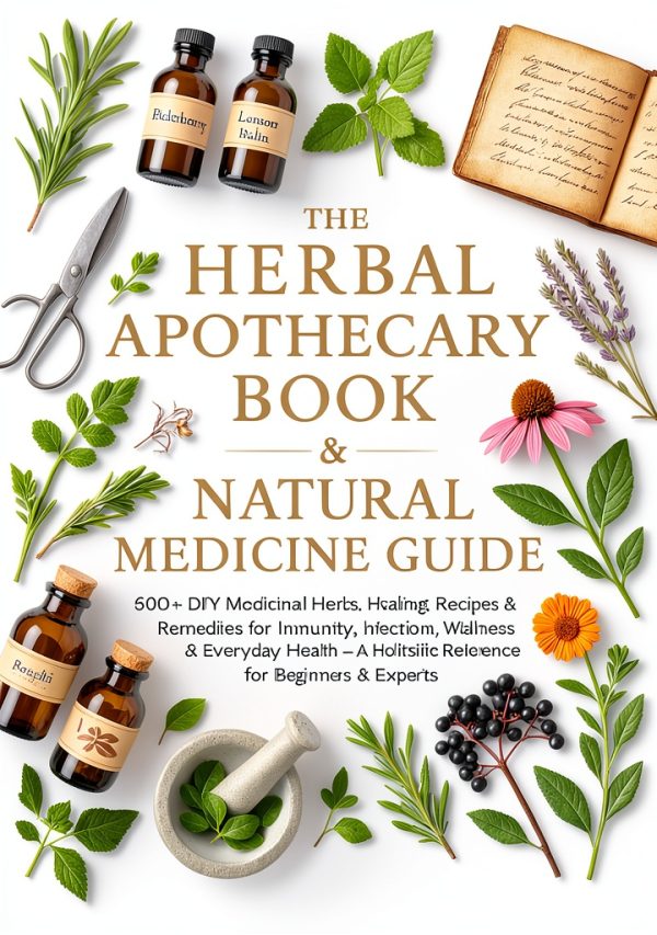 Medicinal Plants Cookbook Kindle eBook by KnowHowLeaf 377 Pages-0