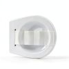 Mayfair 11 000 Economy Soft Cushion Toilet Seat, ROUND, White-4