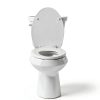 Mayfair 11 000 Economy Soft Cushion Toilet Seat, ROUND, White-3