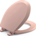 Bemis 500EC 063 Toilet Seat with Easy Clean & Change Hinges, 1 Pack Round, Venetian Pink-0