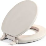 Mayfair 11 000 Economy Soft Cushion Toilet Seat, ROUND, White-0