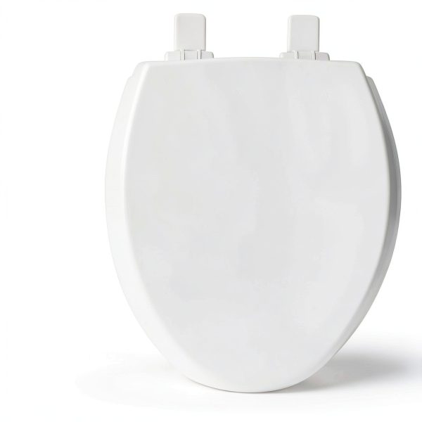 Mayfair Slow Close Wood Toilet Seat - Biscuit Elongated-1