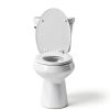 Mayfair Slow Close Wood Toilet Seat - Biscuit Elongated-4