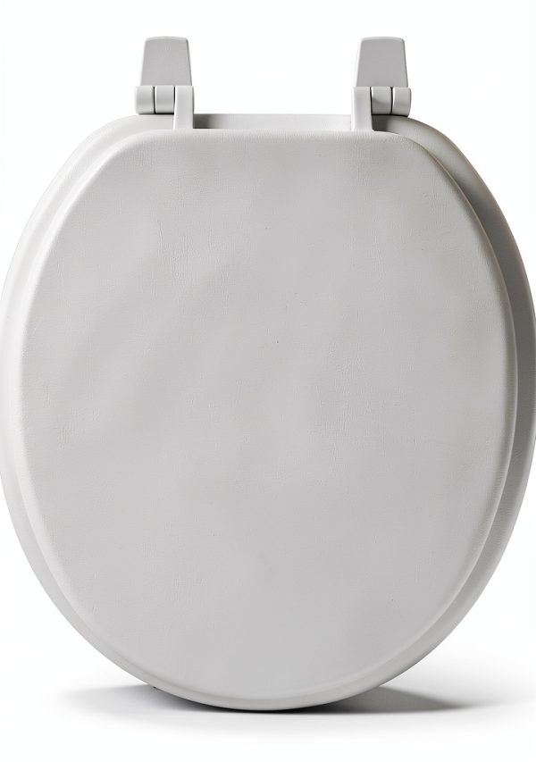 Mayfair 11 000 Economy Soft Cushion Toilet Seat, ROUND, White-6