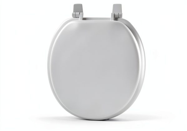 Mayfair 11 000 Economy Soft Cushion Toilet Seat, ROUND, White-1