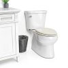 Mayfair Slow Close Wood Toilet Seat - Biscuit Elongated-3