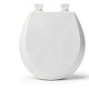 Bemis 500EC 063 Toilet Seat with Easy Clean & Change Hinges, 1 Pack Round, Venetian Pink-1