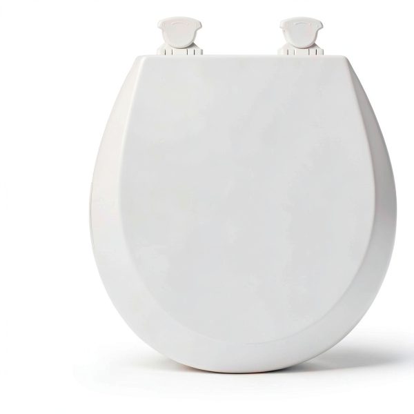Bemis 500EC 063 Toilet Seat with Easy Clean & Change Hinges, 1 Pack Round, Venetian Pink-1