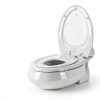 Mayfair NextStep2 Slow-Close Toilet Seat with Built-In Toddler Potty Training Seat, Removable, White, Elongated-4