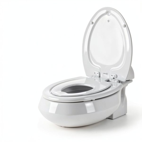 Mayfair NextStep2 Slow-Close Toilet Seat with Built-In Toddler Potty Training Seat, Removable, White, Elongated-4
