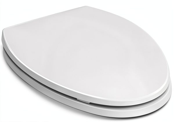 KOHLER K-4774-0 Brevia Elongated White Toilet Seat with Quick-Release Hinges And Quick-Attach Hardware For Easy Clean, White-9