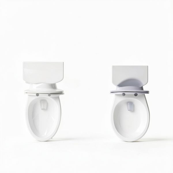 Family Toilet Seat 1M Slow Close Quick Release Elongated Toddler Seat-7