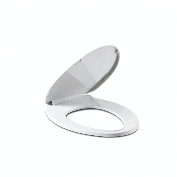 KOHLER K-4774-0 Brevia Elongated White Toilet Seat with Quick-Release Hinges And Quick-Attach Hardware For Easy Clean, White-2
