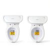 Bath Royale Slow Close Toilet Seat BR501-00 White Elongated, Stain-Resistant and Easy to Keep Clean, Heavy Duty Fits All Toilet Brands, Executive Series-1
