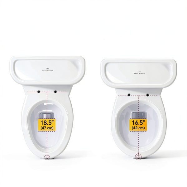 Bath Royale Slow Close Toilet Seat BR501-00 White Elongated, Stain-Resistant and Easy to Keep Clean, Heavy Duty Fits All Toilet Brands, Executive Series-1
