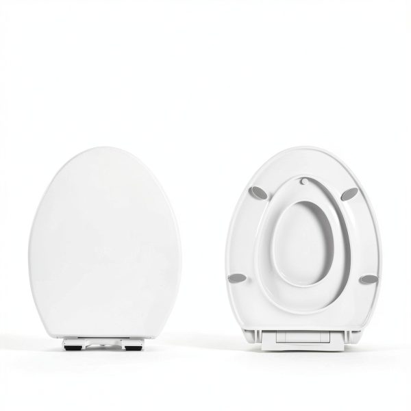 Family Toilet Seat 1M Slow Close Quick Release Elongated Toddler Seat-8