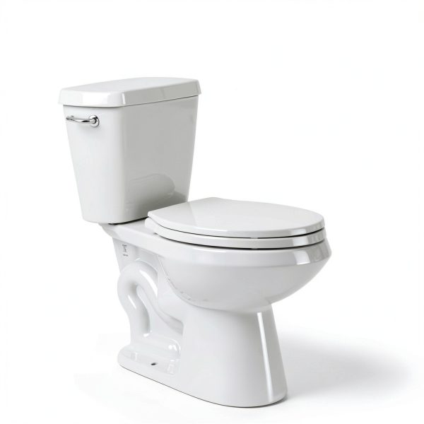 Toilet seat Elongated WSSROGY White Slow Close with Four Bumpers-2