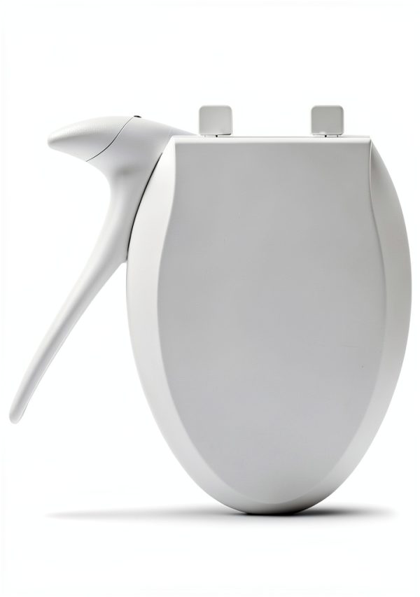 Toilet Seat Cover Elongated – Durable PP Toilet Seat with Slow Close Hinges, Easy Clean White Replacement for American Standard Toilets-6