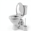 Toilet Seat Cover Elongated – Durable PP Toilet Seat with Slow Close Hinges, Easy Clean White Replacement for American Standard Toilets-1