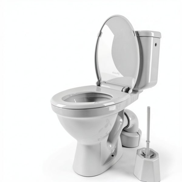 Toilet Seat Cover Elongated – Durable PP Toilet Seat with Slow Close Hinges, Easy Clean White Replacement for American Standard Toilets-1