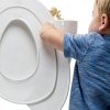 Mayfair NextStep2 Slow-Close Toilet Seat with Built-In Toddler Potty Training Seat, Removable, White, Elongated-2