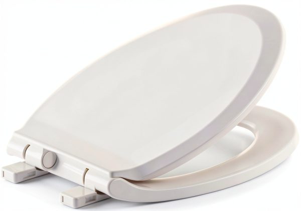 American Standard 5503A00B.020 Slow Elongated Closed Front Toilet Seat, White-0