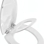 Mayfair NextStep2 Slow-Close Toilet Seat with Built-In Toddler Potty Training Seat, Removable, White, Elongated-0