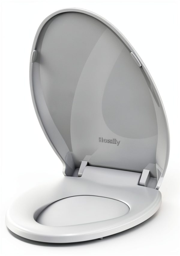 Toilet Seat Cover Elongated – Durable PP Toilet Seat with Slow Close Hinges, Easy Clean White Replacement for American Standard Toilets-7