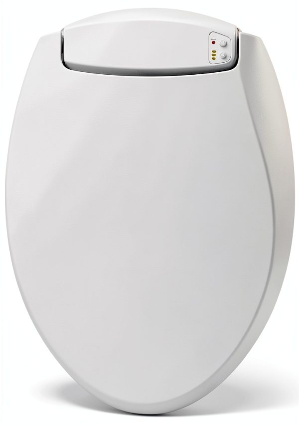 Brondell L60-EW Heated Toilet Seat White Elongated-0