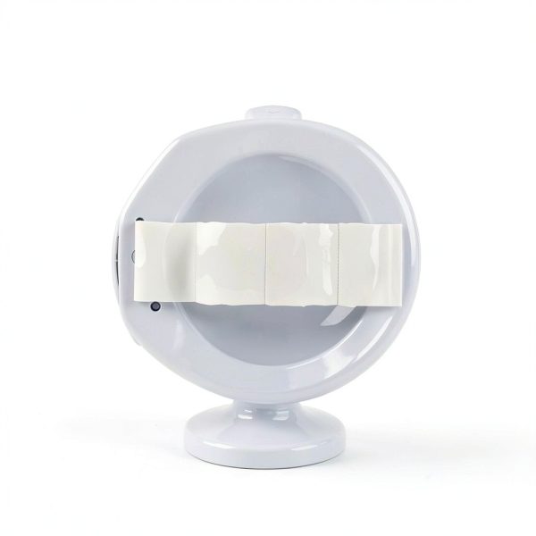 Mayfair Caswell Modern Slow Close Toilet Seat, Durable Plastic, Round, White-4
