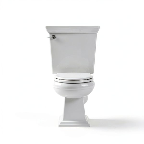 KOHLER Stonewood Quiet-Close Toilet Seat White Round Wood Soft Close-6