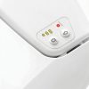 Brondell L60-EW Heated Toilet Seat White Elongated-5