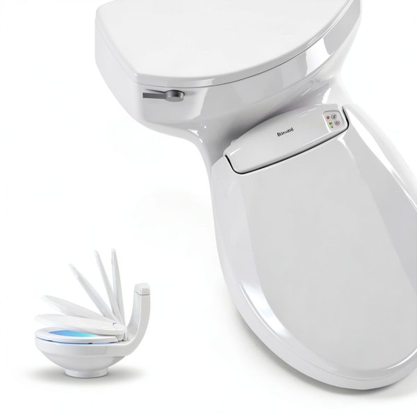 Brondell L60-EW Heated Toilet Seat White Elongated-7