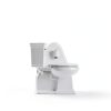 KOHLER K-4774-0 Brevia Elongated White Toilet Seat with Quick-Release Hinges And Quick-Attach Hardware For Easy Clean, White-5