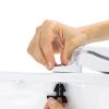 KOHLER K-4774-0 Brevia Elongated White Toilet Seat with Quick-Release Hinges And Quick-Attach Hardware For Easy Clean, White-6