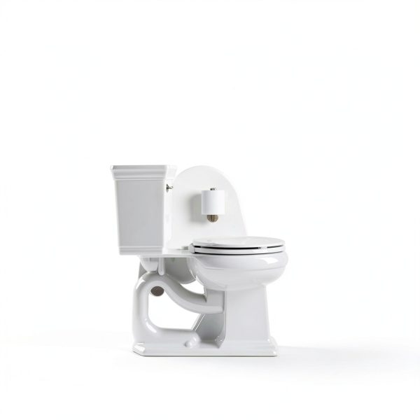 KOHLER Stonewood Quiet-Close Toilet Seat White Round Wood Soft Close-5