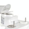 Bath Royale Slow Close Toilet Seat BR501-00 White Elongated, Stain-Resistant and Easy to Keep Clean, Heavy Duty Fits All Toilet Brands, Executive Series-3