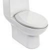Brondell L60-EW Heated Toilet Seat White Elongated-2