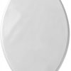 KOHLER K-4774-0 Brevia Elongated White Toilet Seat with Quick-Release Hinges And Quick-Attach Hardware For Easy Clean, White-8