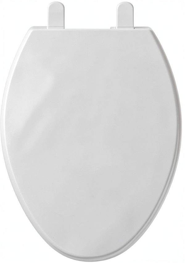 KOHLER K-4774-0 Brevia Elongated White Toilet Seat with Quick-Release Hinges And Quick-Attach Hardware For Easy Clean, White-8