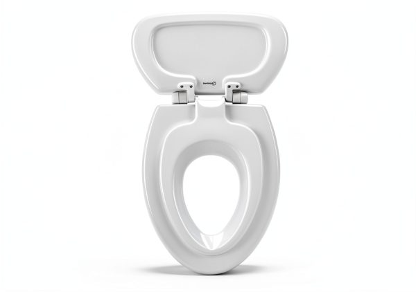 Mayfair NextStep2 Slow-Close Toilet Seat with Built-In Toddler Potty Training Seat, Removable, White, Elongated-1