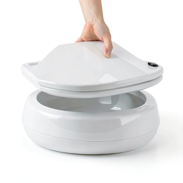 KOHLER K-4774-0 Brevia Elongated White Toilet Seat with Quick-Release Hinges And Quick-Attach Hardware For Easy Clean, White-4