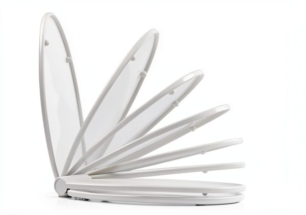 American Standard 5503A00B.020 Slow Elongated Closed Front Toilet Seat, White-3