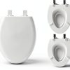 Mayfair NextStep2 Slow-Close Toilet Seat with Built-In Toddler Potty Training Seat, Removable, White, Elongated-6