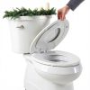 Mayfair NextStep2 Slow-Close Toilet Seat with Built-In Toddler Potty Training Seat, Removable, White, Elongated-7